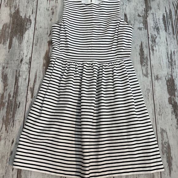 J.Crew Daybreak Striped Pleated Ponte Mini Dress - Size Small - Picture 13 of 16